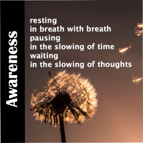 Awareness of the Spirit, of God and enjoying His presence. Spoken word poetry