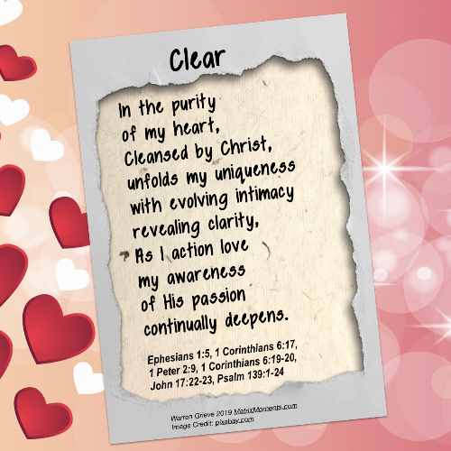 Our Identity unfolds in the love of God - Spoken Word.