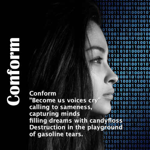 Balancing indvidualism and uniqueness with community, love and life. Poetry and Spoken Word.