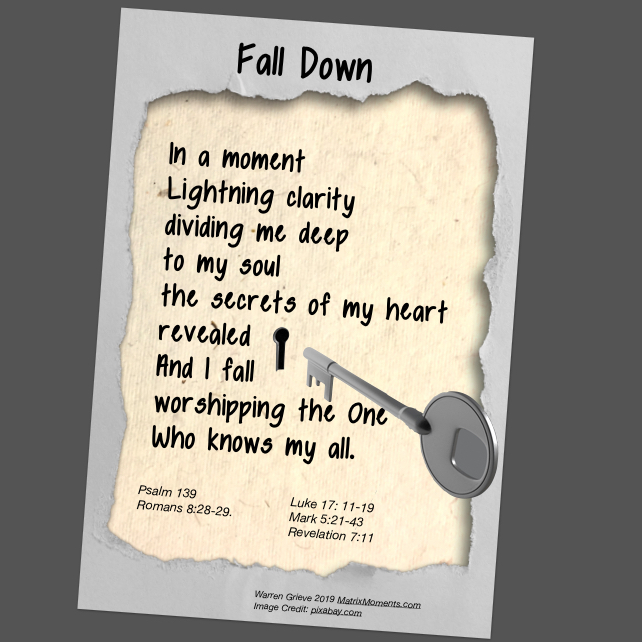 Spoken Word Poem on how well Jesus knows us and our response.