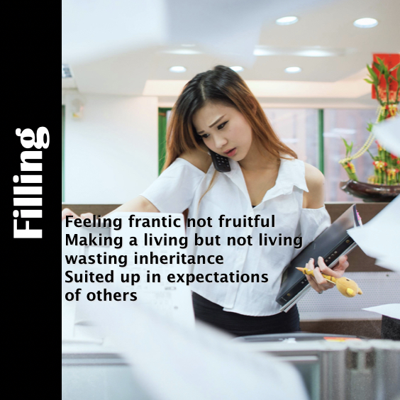 Finding God and our priorities in busy life.