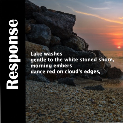 The love question and response in Spoken Word form of Peter and Jesus by Lake Galilee