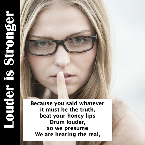 Spoken Word Poem on the finding of truth in the media noise of our world.