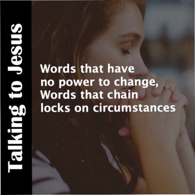 Spoken Word poem about prayer - talking honestly with God