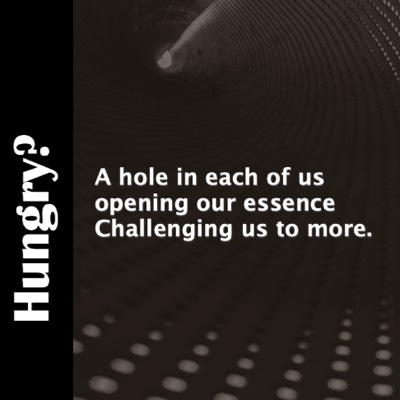 A hole in each of us that can be filled by the challenge of stepping towards Jesus. Video Poem.